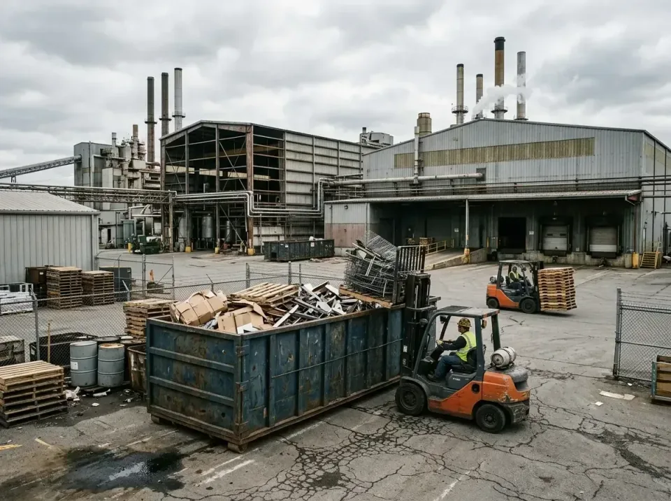 industrial-factory-scrap-conta-003 — frequently asked questions, Cheap Roll-off Dumpster Rentals in Sherman, IL